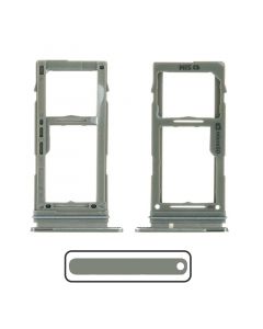 Sim Card Tray and MicroSD Card Tray for Samsung Galaxy S10/S10 Plus/S10E(Gray)