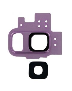 Back Camera Glass Lens and Cover Bezel Ring for Samsung Galaxy S9 (Purple)