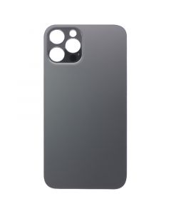 Back Glass Cover for iPhone 12 Pro (for iPhone/Large Camera Hole) - Graphite