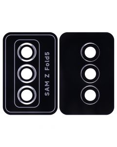 Metal Ring Camera Lens Protector For Samsung Galaxy Z Fold 5 (Silver)