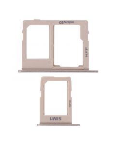 Sim Card Tray and MicroSD Card Tray for Samsung Galaxy J4 (J400/2018)(Gold)
