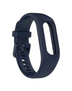 Silicone Strap for Garmin vívosmart®5 L-6.8"-9.4"(117mm)(Navy Blue)