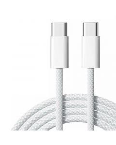 Type-C to Type-C Fast Charging Data Cable - White(1.0M)(Premium Plus)