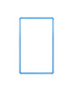 Hard TPU Bumper Guard(Sky Blue) with Clear Acrylic Plate for Standard PSA Graded Cards