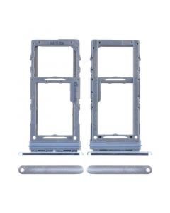 Sim Card Tray and MicroSD Card Tray for Samsung Galaxy Note 10 Plus(White)