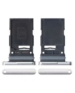 Single Sim Card Tray for Samsung Galaxy S21 FE 5G (Silver)