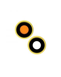 Back Camera Lens With Bracket & Bezel for iPhone 14 / 14 Plus (2 Piece Set) (Gold)