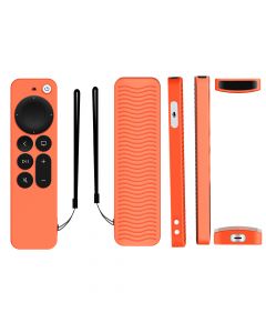 Silicone Case for Apple TV Siri Remote 4K/HD(2nd & 3rd Gen)(Orange)