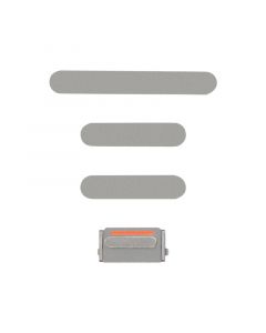 Hard Buttons(Power/Volume/Vibrator) for iPhone 13 Pro/13 Pro Max(Silver)