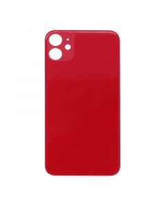 Back Glass Cover for iPhone 11 (for iPhone/Large Camera Hole) - Red
