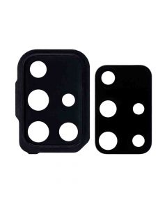 Back Camera Glass Lens and Cover Bezel Ring for Samsung Galaxy A71 5G (A716/2020) (Black)