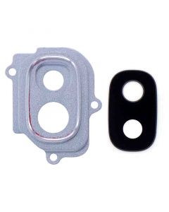 Back Camera Lens With Bracket for Samsung Galaxy J7 (J737/2018) (Blue)