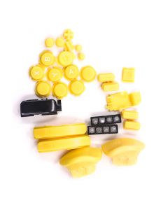 Left & Right Housing Shell for Nintendo Switch Joy Con Controller (Yellow)