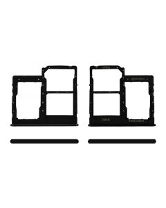 Dual Sim Card Tray and MicroSD Card Tray for Samsung A40 (A405/2019)(Black)