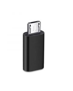 Lightning Female to Micro USB Male Adapter(Black)