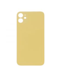 Back Glass Cover for iPhone 11 (for iPhone/Large Camera Hole) - Yellow