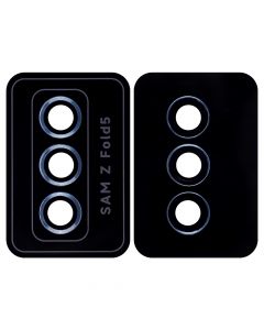 Metal Ring Camera Lens Protector For Samsung Galaxy Z Fold 5 (Light Blue)