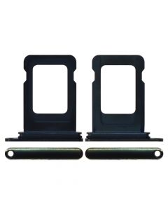 Sim Card Tray with Waterproof Gasket Ring for iPhone 11 Pro(Green)