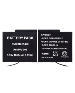 Replacement Battery for Insta360 Ace Pro (3.85V 1800mAh)