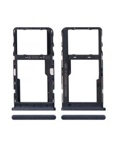Single Sim Card Tray for TCL 4X 5G T601DL(Black)
