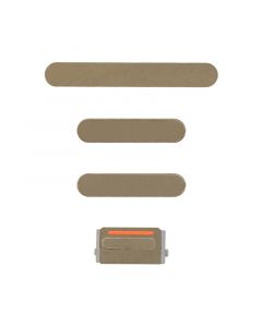 Hard Buttons(Power/Volume/Vibrator) for iPhone 13 Pro/13 Pro Max(Gold)