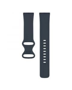 Silicone Strap for Fitbit Versa 3(100 140mm)(Midnight Blue)