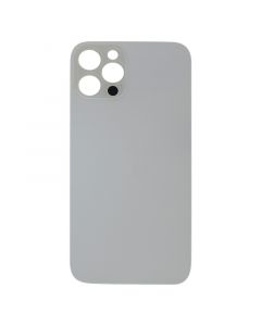 Back Glass Cover for iPhone 12 Pro (for iPhone/Large Camera Hole) - Silver