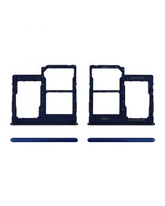 Dual Sim Card Tray and MicroSD Card Tray for Samsung A40 (A405/2019)(Blue)