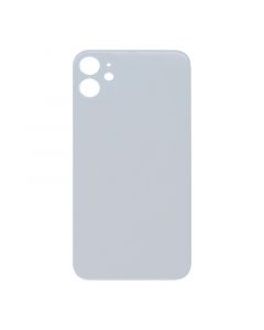 Back Glass Cover for iPhone 11 (for iPhone/Large Camera Hole) - White