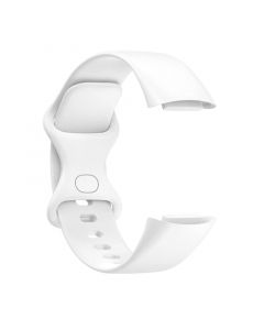 Silicone Strap for Fitbit Charge5 (103 145mm)(White)