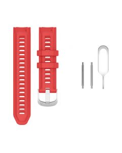 Silicone Strap for Garmin Instinct 2S(Red)