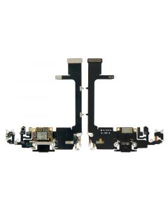Charging Port Flex Cable With Board for iPhone 11 Pro (Black)