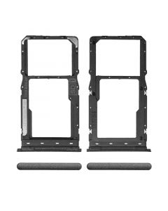 Single Sim Card Tray for Motorola G Pure (Black)