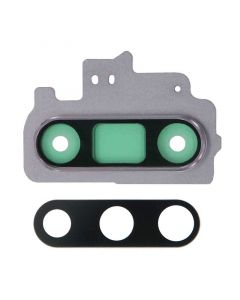 Back Camera Lens with Cover Bezel Ring for Samsung Galaxy Note 10 (Gray)