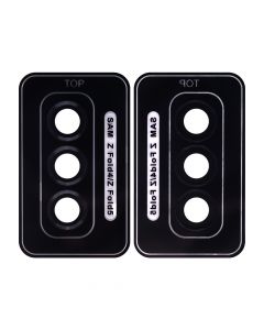 Metal Ring Camera Lens Protector For Samsung Galaxy Z Fold 5 (Black)
