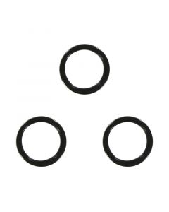 Back Camera Ring for iPhone 12 Pro/12 Pro Max(Black)(3 piece set)