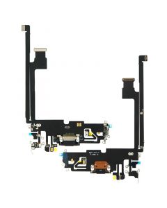 Charging Port Flex Cable for iPhone 12 Pro Max (Black)