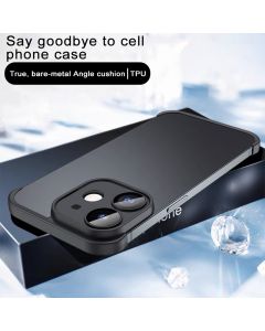 Corner pad protective case for iPhone 12 (TPU)(Black)