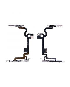 Power Button,Camera Flash LED,Noise Reduction Mic Flex Cable with Metal Plate for iPhone 7