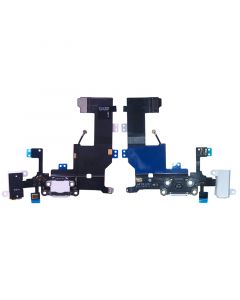 Charging Port Flex Cable for iPhone 5(White)