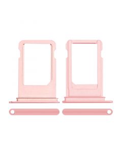Sim Card Tray with Waterproof Gasket Ring for iPhone 7 Plus(Rose Gold)