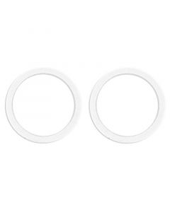 Back Camera Ring for iPhone 12 Mini(Silver)(2 piece set)