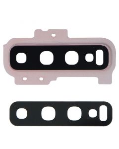 Back Camera Lens with Cover Bezel Ring for Samsung Galaxy S10 Plus (Gold)