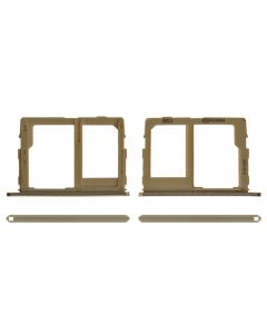Sim Card Tray and MicroSD Card Tray for Samsung Galaxy J7 Refine (J737/2018)(Gold)
