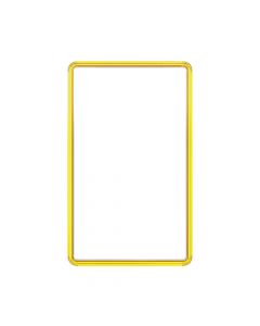 Hard TPU Bumper Guard(Yellow) with Clear Acrylic Plate for Standard PSA Graded Cards