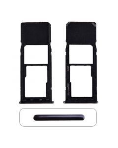 Sim Card Tray and MicroSD Card Tray for Samsung Galaxy A20 (A205/2019)/A30 (A305/2019)/A50 (A505/2019)(Black)