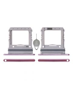 Sim Card Tray for Samsung Galaxy Z Flip2(With Card Needle)(Pink)