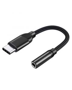 3.5mm AUX Audio to USB Cable-Black
