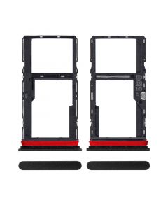 Dual Sim Card Tray for Motorola Moto G30 (XT2129-2) (Black)