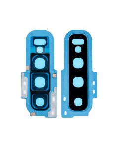 Back Camera Lens with Cover Bezel Ring for Samsung Galaxy S10 (Blue)